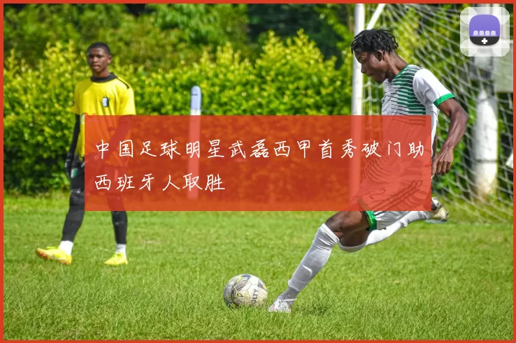 中国足球明星武磊西甲首秀破门助西班牙人取胜